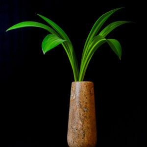 Glauconite Rock Tall Wavy Fluted Vase - Limited Edition