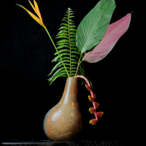 Glauconite Rock Sloped Teardrop Vase - Limited Edition