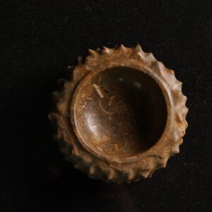 Hand-Carved Textured Coquina Rock Decorative Dishes